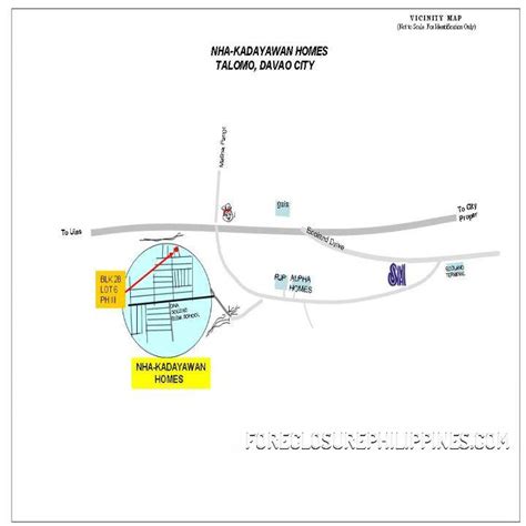 NHA Bangkal Phase 1 Map .